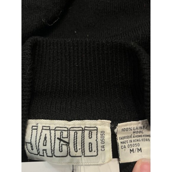 Vintage Jacob Wool Black Turtleneck Sweater - Picture 3 of 3